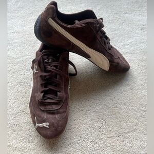 Puma Men Size 12 Brown Suede Athletic Shoe